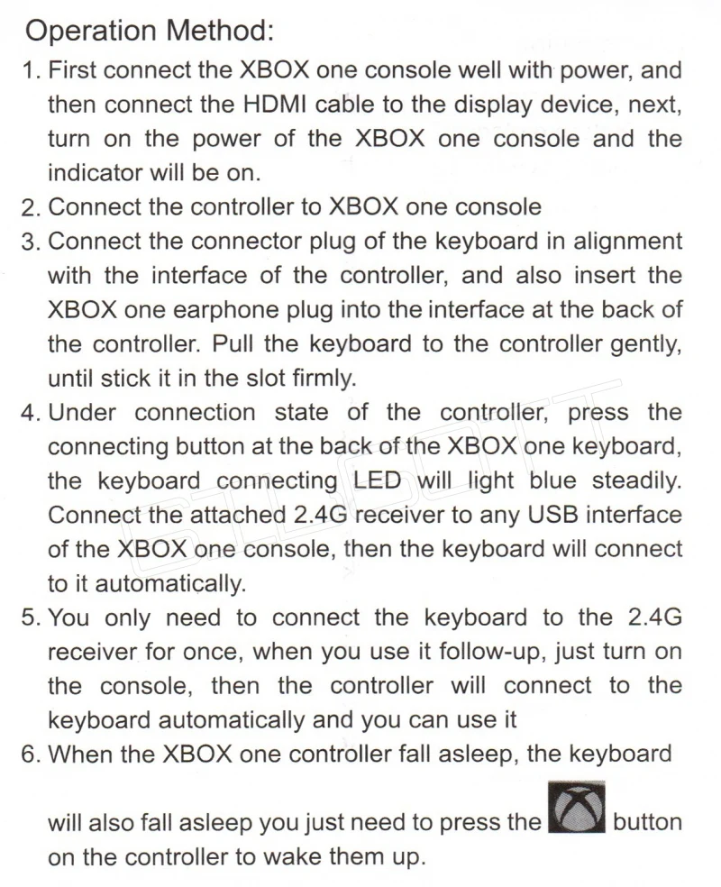 Новинка 2,4G мини беспроводная клавиатура для чата клавиатура для Xbox One контроллер черная клавиатура