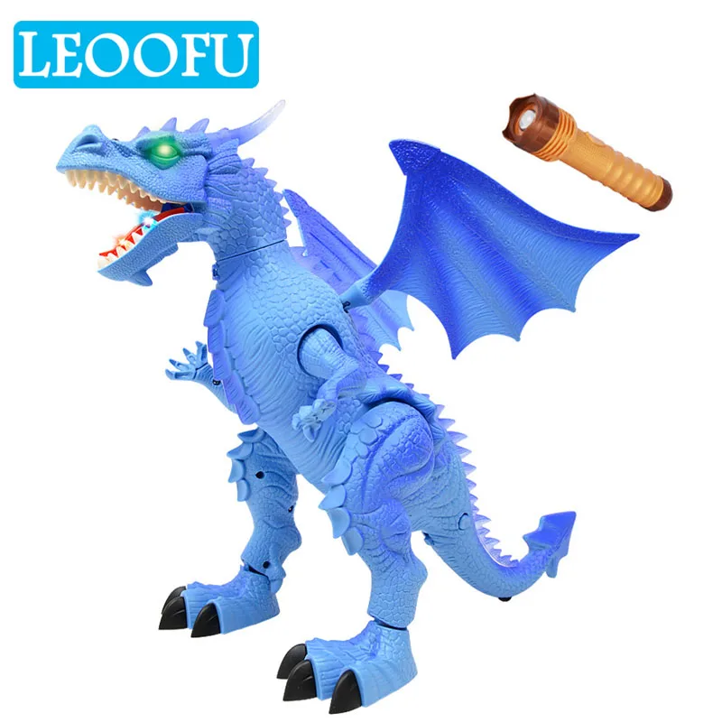 LEOOFU играть в игрушки для детей моделирования Сияющий динозавров Творческий