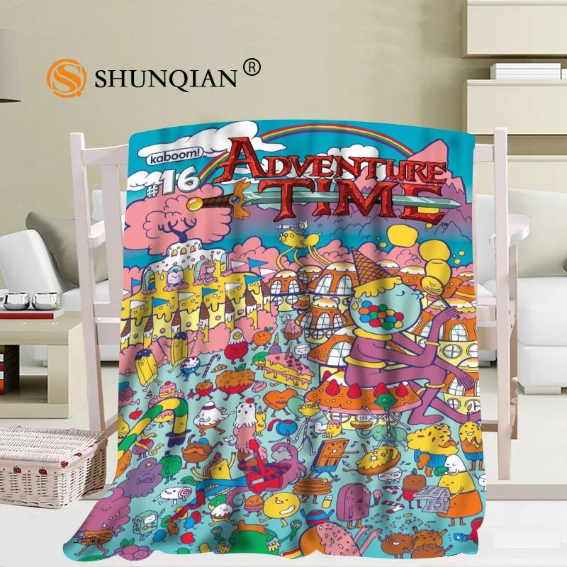 Online Su Misura Di Grande Formato Adventure Time Coperte Per Letti Falafel Inverno Caldo Letto Divano Coperta 56x80 Pollici 50X60inch 40X50inch