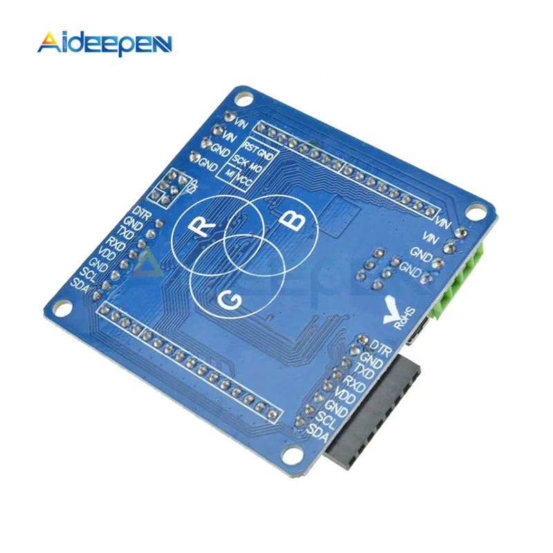 8x8 Драйвер матрицы щит полный Цвет Радуга Цвет duino V2.0 DM163 цветная(RGB) Светодиодная панель для водителя Модуль 5 V FT232 USB для Arduino UNO
