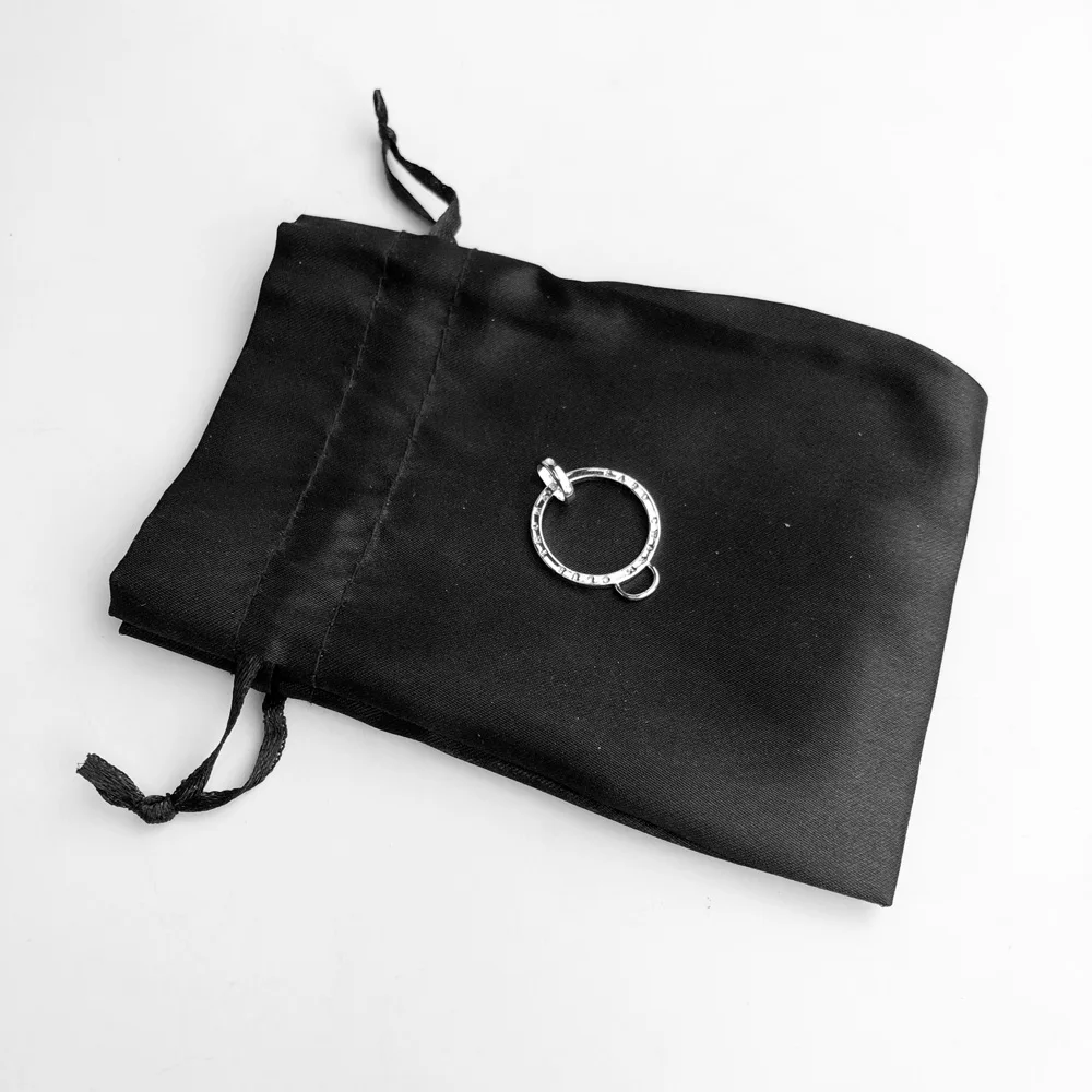 Большой Круглый Кулон переноска ювелирные изделия в европейском стиле серебро