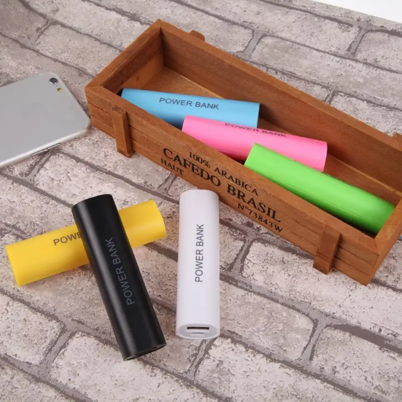 Портативный USB внешний аккумулятор мобильный f/1x18650 зарядное устройство Розовый L# E