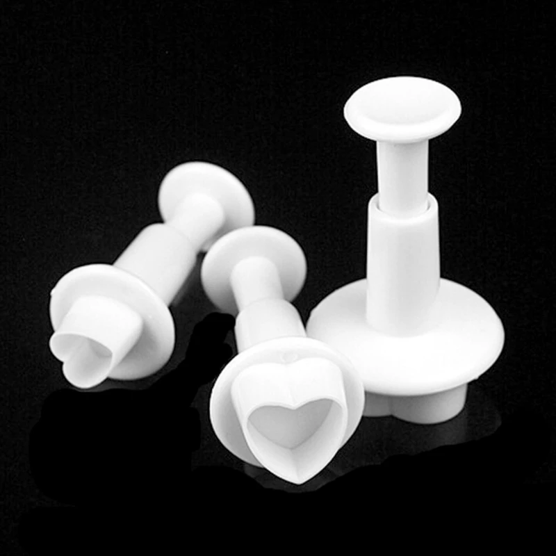 3 шт./компл. Валентина Сердце Любви помадка резак торта печенья украшения