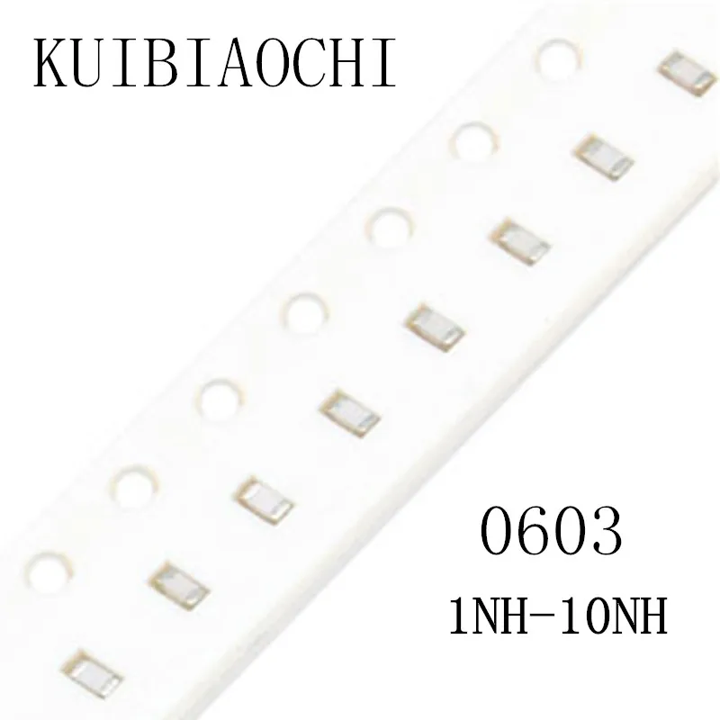 

50 шт./лот 0603 SMD индуктор 1nH 1.2nH 1.5nH 1.8nH 2.2nH 2.7nH 3.3nH 3.9nH 4.7nH 5.6nH 6.8nH 8.2nH 10nH