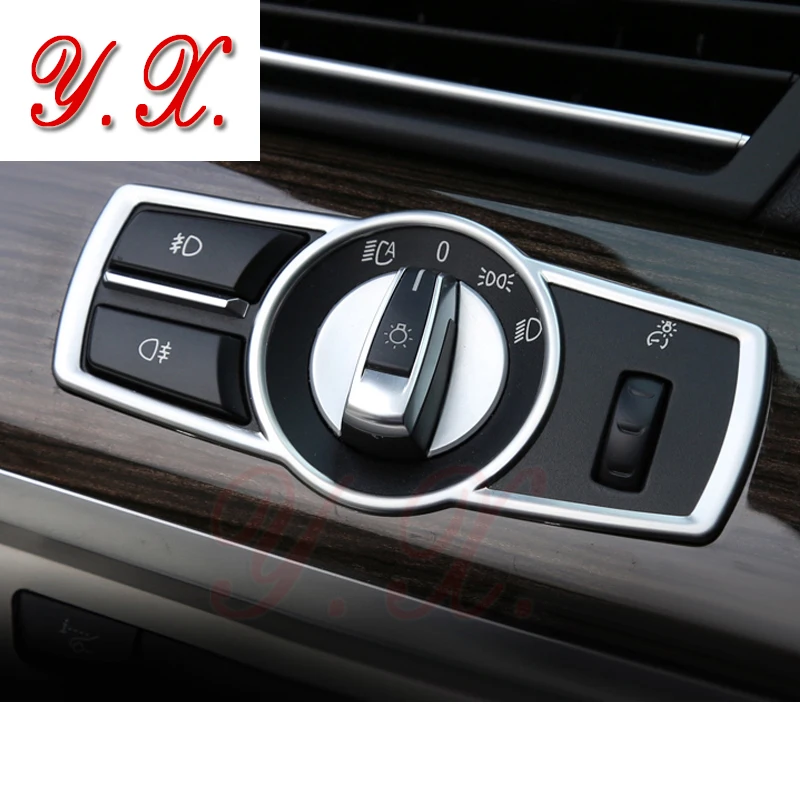 Высококачественные хромированные Чехлы для фар BMW декоративные наклейки F10 F25 F26 X3