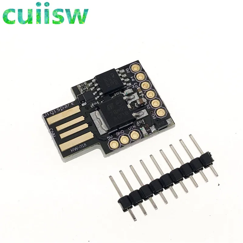 Cuiisw 10 шт. Digispark kickstarter миниатюрный для Arduino ATTINY85 usb макетная плата | Электронные