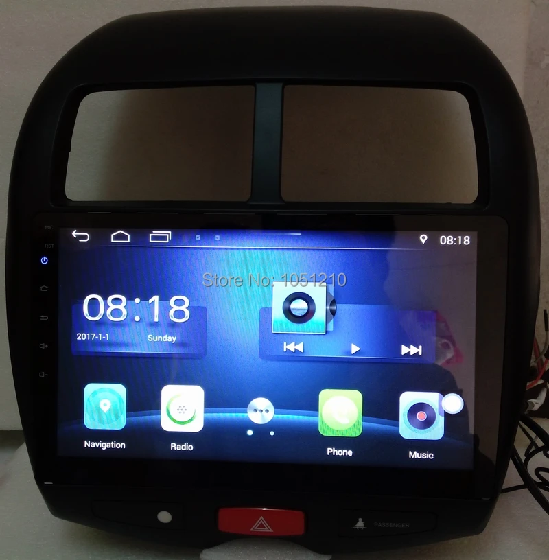 Ouchuangbo 10 1 дюймовый автомобильный радиоприемник GPS стерео для Mitsubishi ASX 2013 2015 с 3G wifi