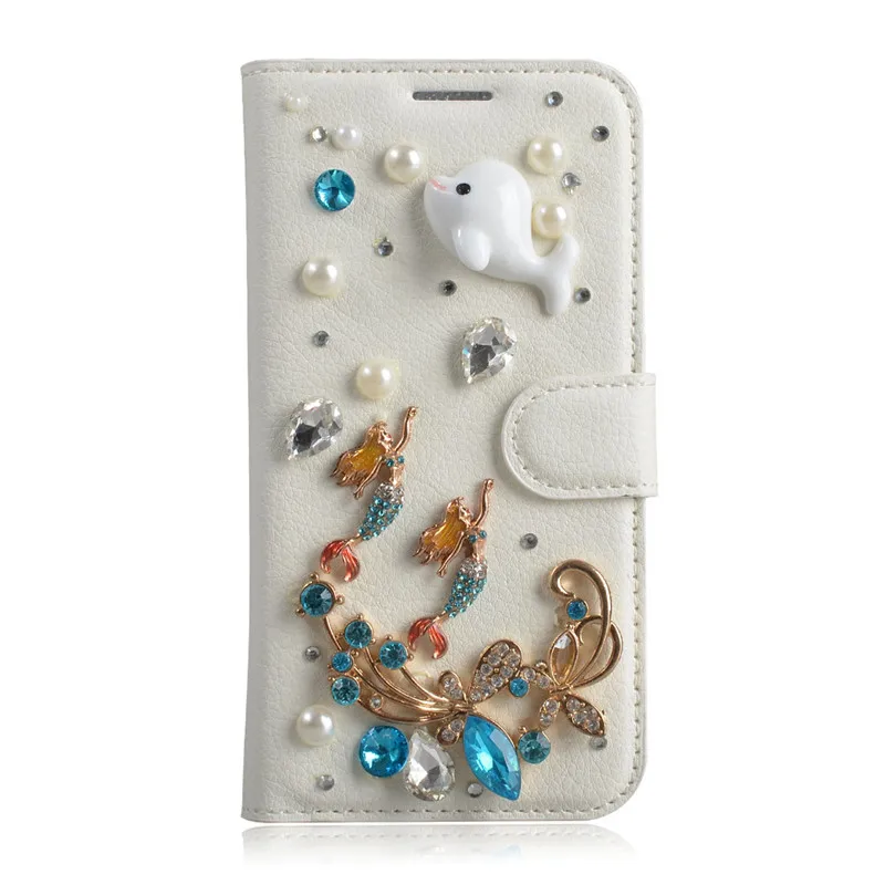 Bling со стразами кошелек искусственная кожа флип чехол карты для Samsung Galaxy Grand Prime G530