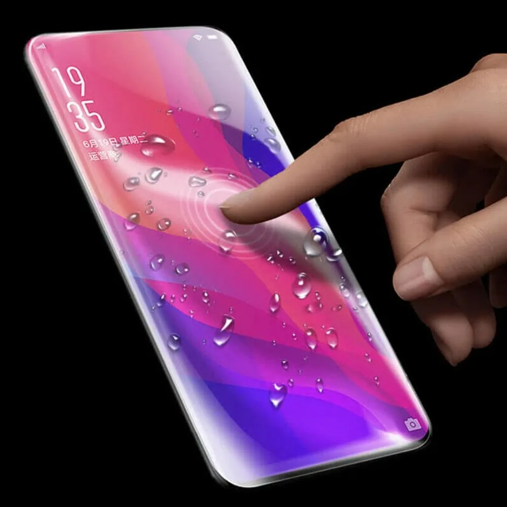 10D мягкая Гидрогелевая пленка из ТПУ для OPPO Find X Reno 10 R15 R17 Pro RX17 Neo A3 A5 F5 F9 F7 Nano HD