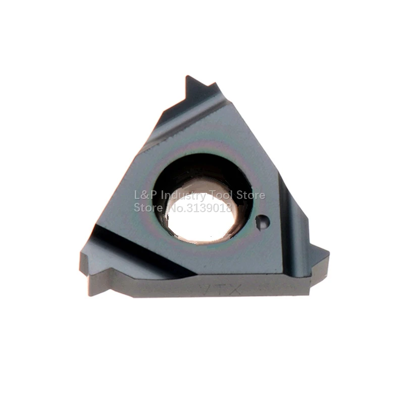 

New Original Lathe Cutter 3IR 14W VTX Internal Thread Carbide Inserts 3IR 14 W VTX Cutting Blade Tool Black
