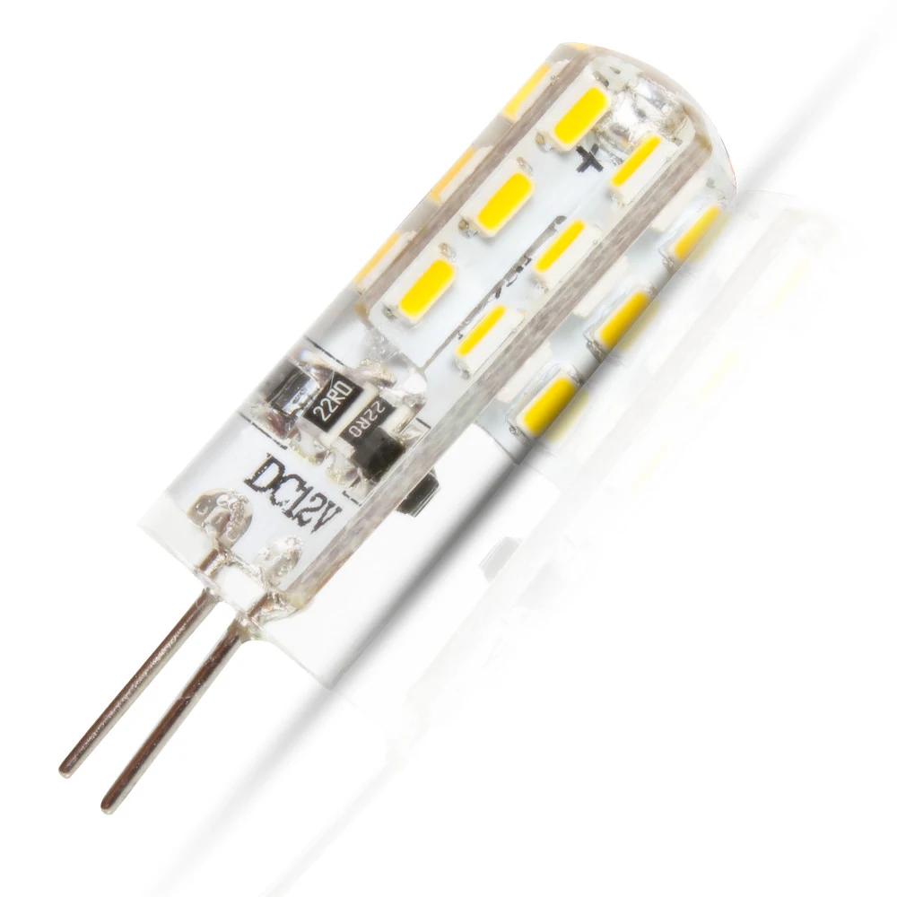16 пакет G4 светодиодный светильник лампы 24 3014SMD энергосберегающие 3 Вт AC/DC 12V 180 240LM