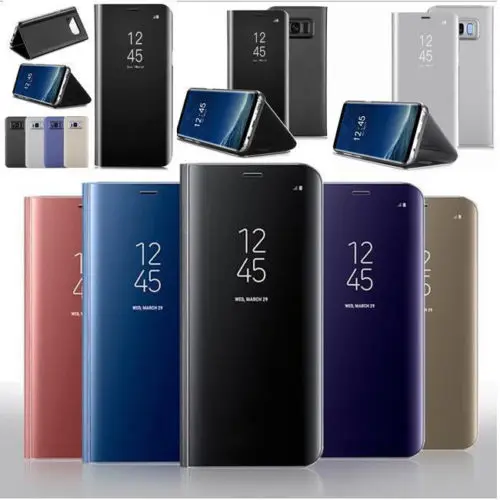 Новый прозрачный зеркальный чехол Sinbeda для Huawei Honor V10 8 9 Lite кожаный флип с
