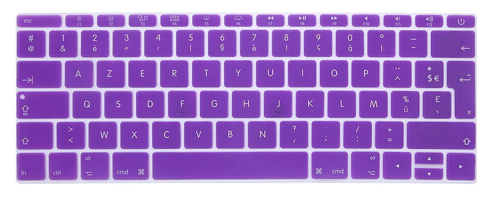 Французская клавиатура протектор для macbook retina 12 pro13 ЕС-введите A1708 A1534 A1931 крышка клавиатуры ноутбука аксессуары пленка для ноутбука