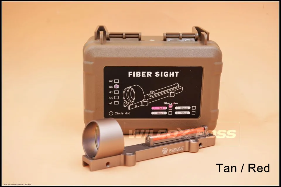 Red Dot Tan Легкий волоконный прицел 1x28 Red Dot охотничий прицел Fit ружья ребра рельс охотничья стрельба R9192-Green Dot(загар - Цвет: Red Dot Tan