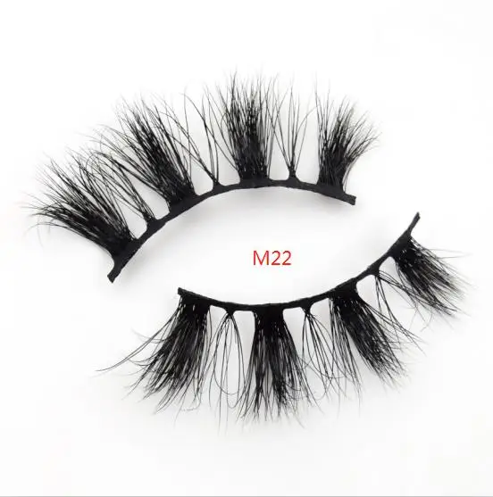 M22 Visofree ресницы натуральные накладные Искусственные ресницы длинный макияж 3D норковые ресницы, наращивание ресниц норковые ресницы красота 43 стиля - Цвет: M22