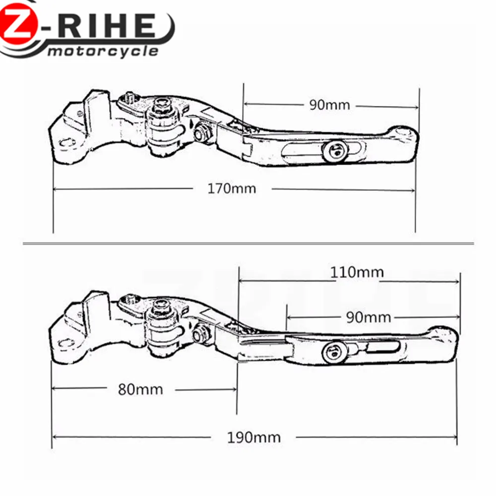 Для Honda CBR600RR CBR 600 RR 03 06 CBR954RR 2002 2003 мотоцикл раздвижной складной CNC Регулируемые