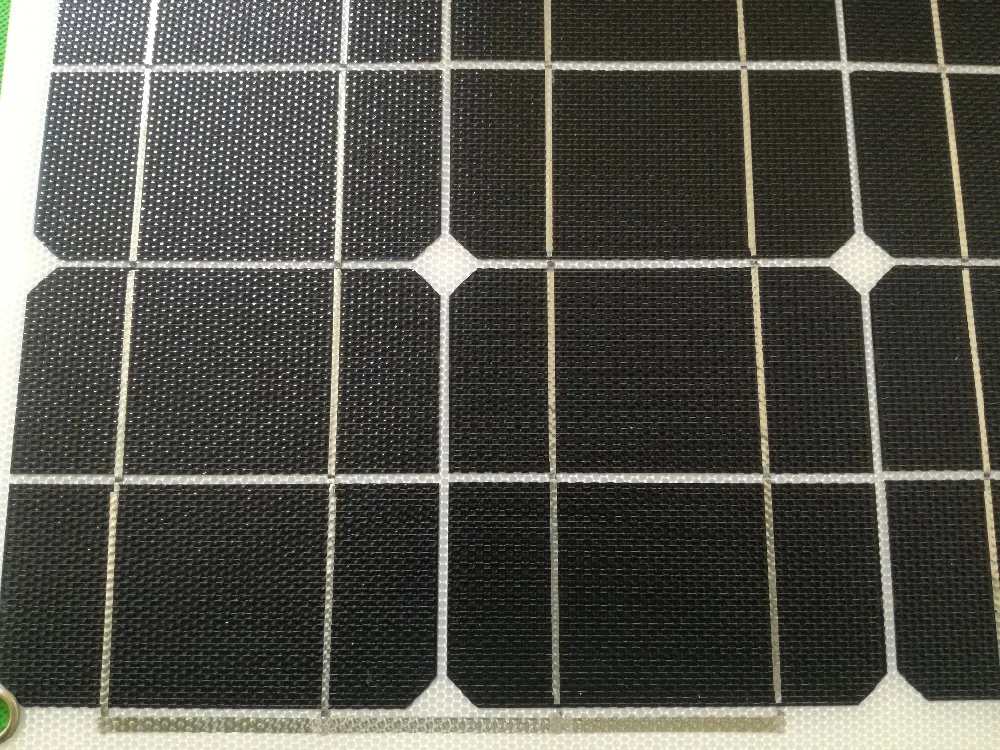 Ламинированная полугибкая солнечная панель 50 Вт 18 в|semi flexible solar panel|flexible panelsolar panels