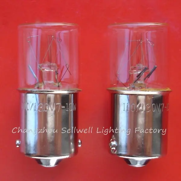 Free Shipping New!miniature Bulb Light 110/130v 7-10w Ba15s T16x36 A615