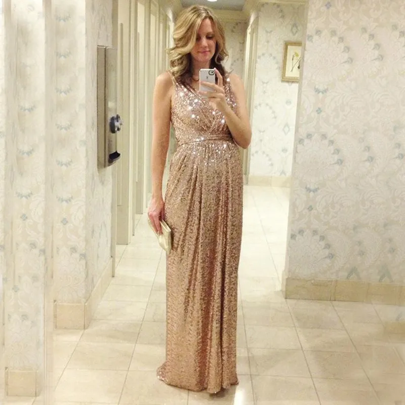 Уникальное дизайнерское длинное платье подружки невесты с v образным вырезом