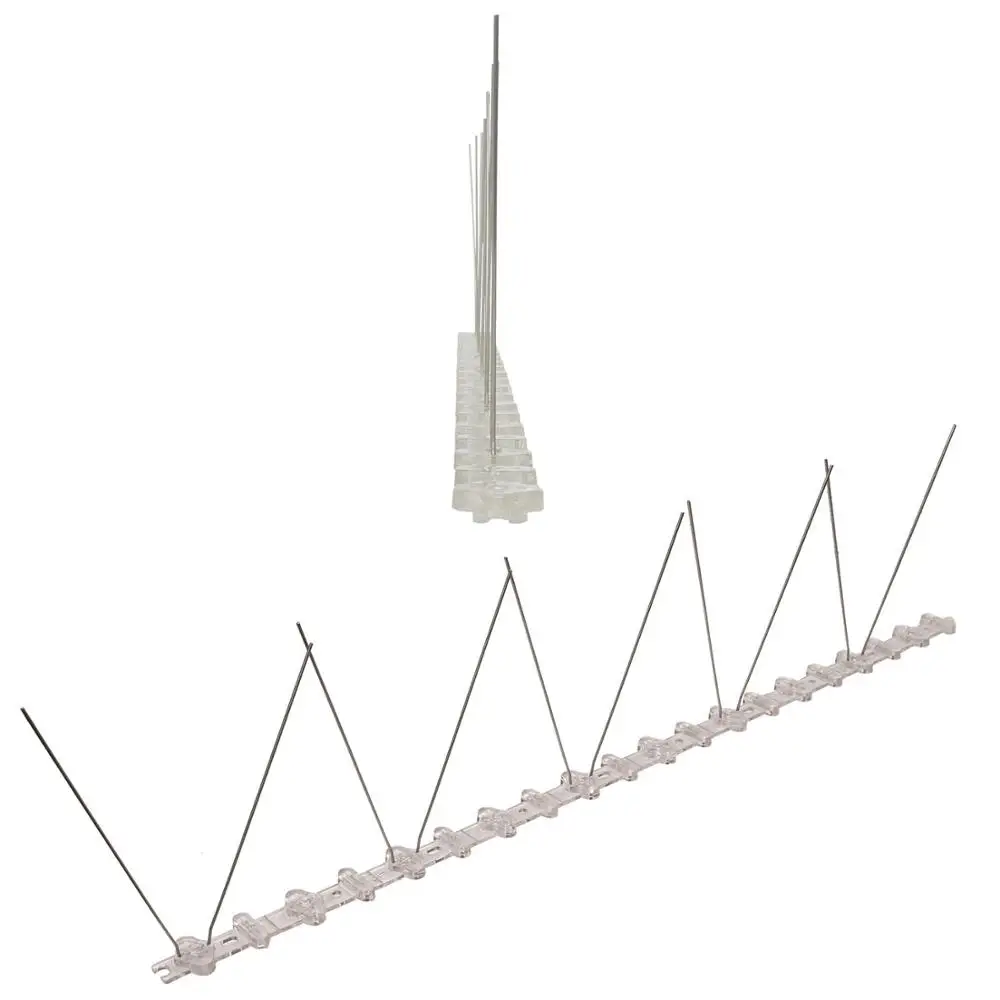 Шипы для отпугивания голубей 1 ряд шипы птиц на поликарбонатной базе высокое