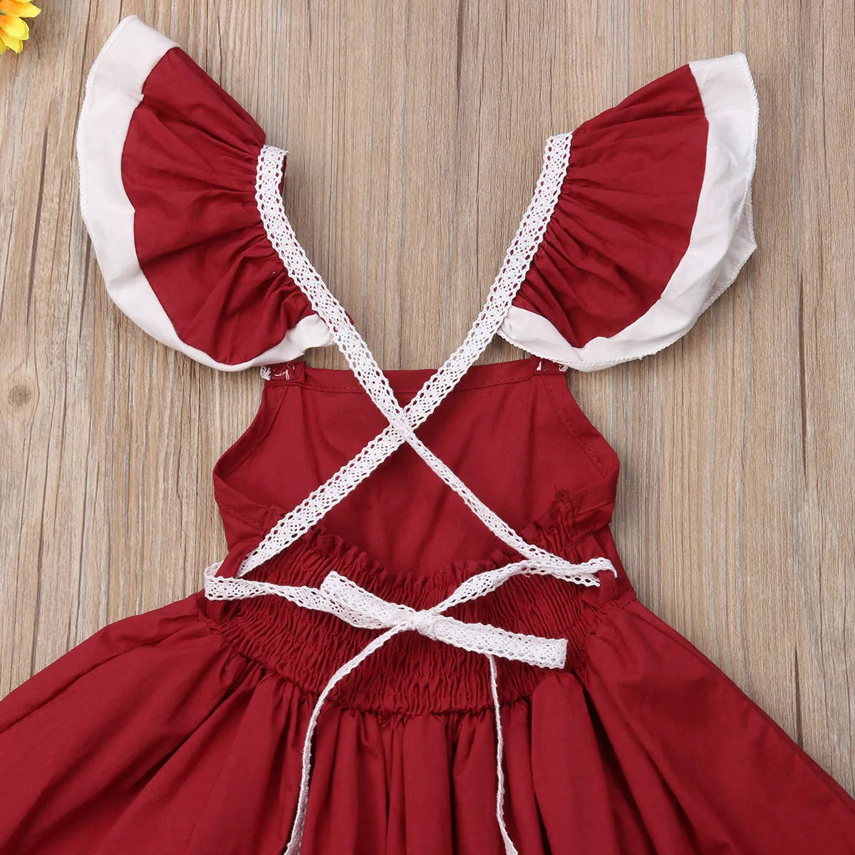 Красное платье принцессы для маленьких девочек на День святого Валентина