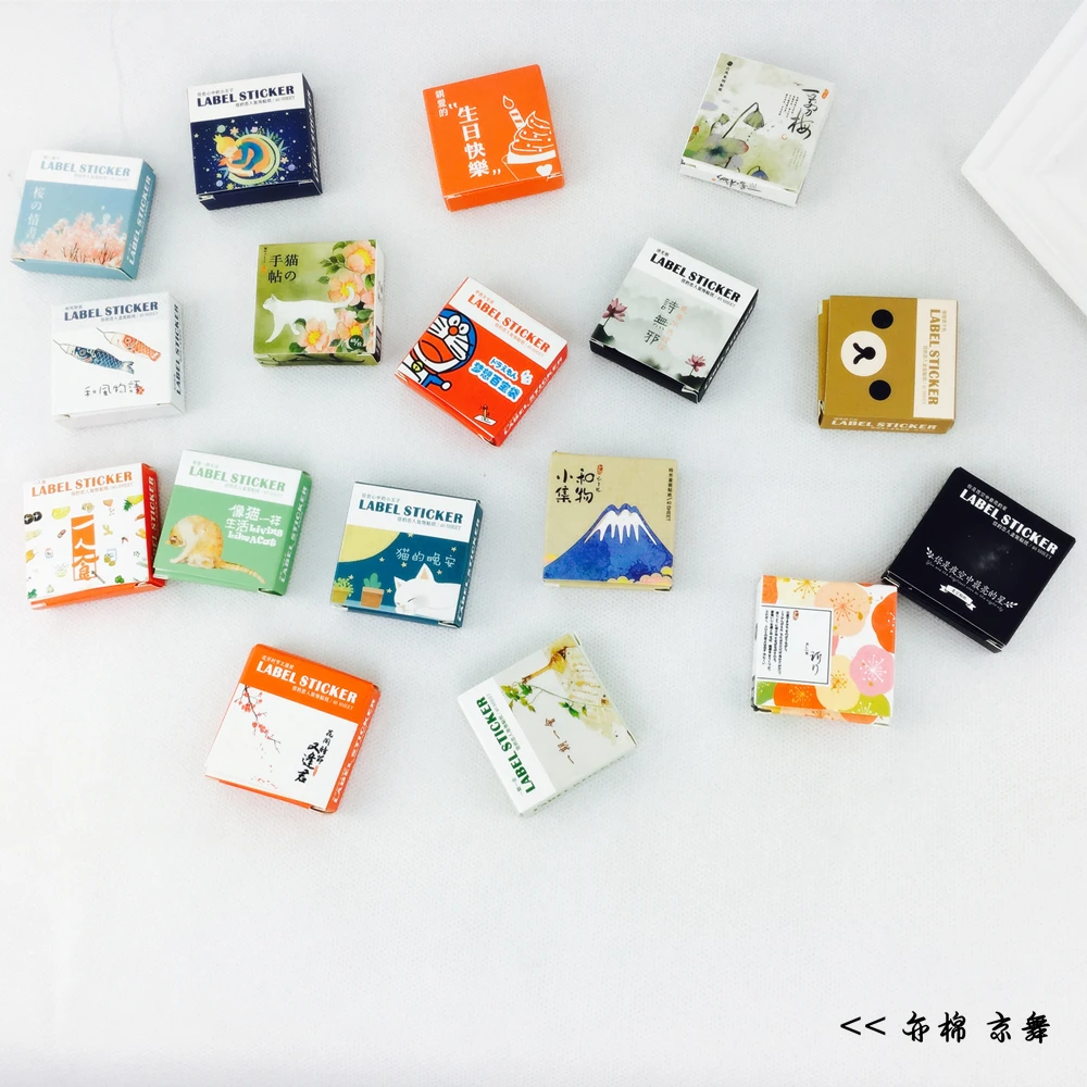 JDANCE мультфильм матч Коробки наклейки уплотнительные выпечки пасты Декоративные