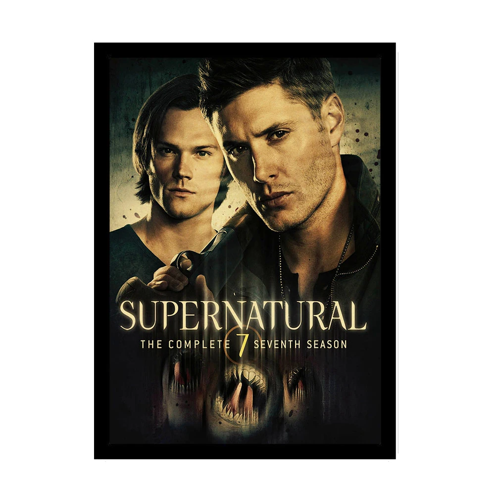 Постер сериала "Сверхъестественное" Jensen Ackles винтажные плакаты и принты крафт-бумага барная комната Домашний декор Настенная Наклейка
