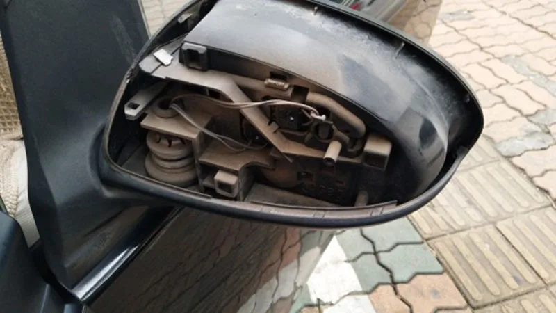 Автомобильные аксессуары HengFei для Mazda 2 Mazda 3 Mazda 6, зеркало заднего вида из углеродного волокна, Корпус зеркала без поворотных огней
