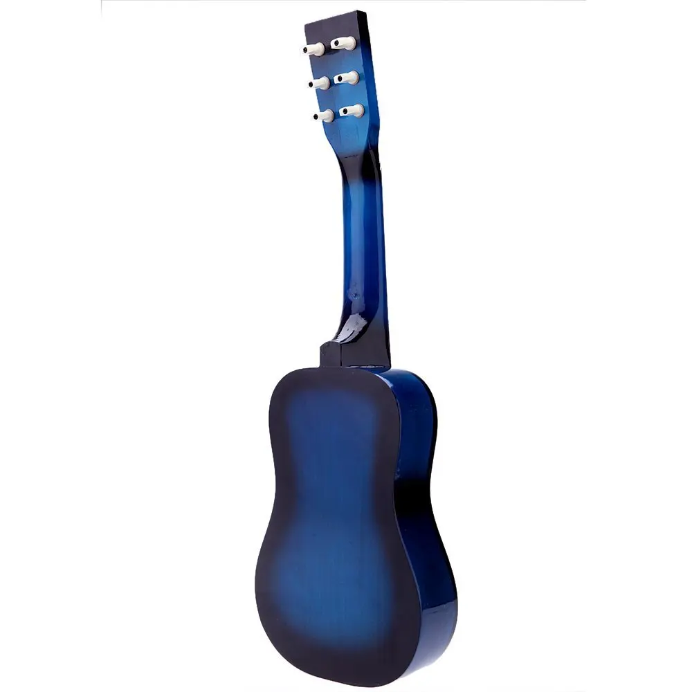 Синий 23 &quotМини Гитары липа малыша акустической струнный инструмент с медиатором