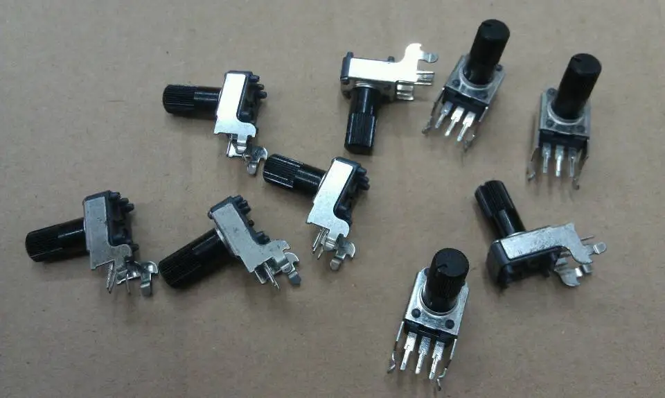 2 шт./лот Тайвань фухуа. R09 B20K 13 мм футов длинный вал потенциометра.|Выключатели| |