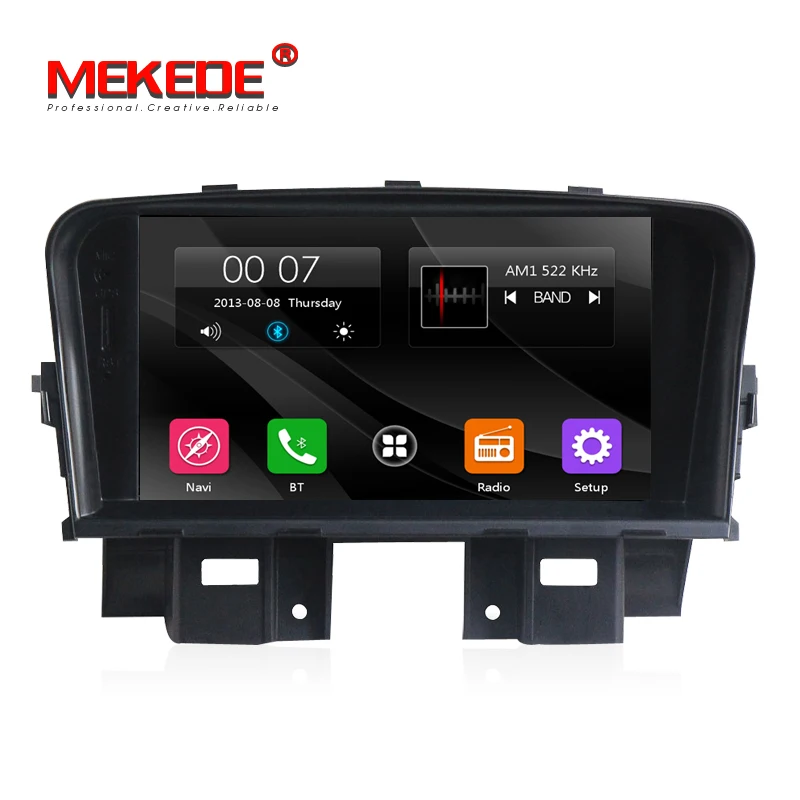 MEKEDE 7 дюймовый емкостный экран 2din автомобильный dvd плеер для chevrolet cruze 2008 2012 Радио