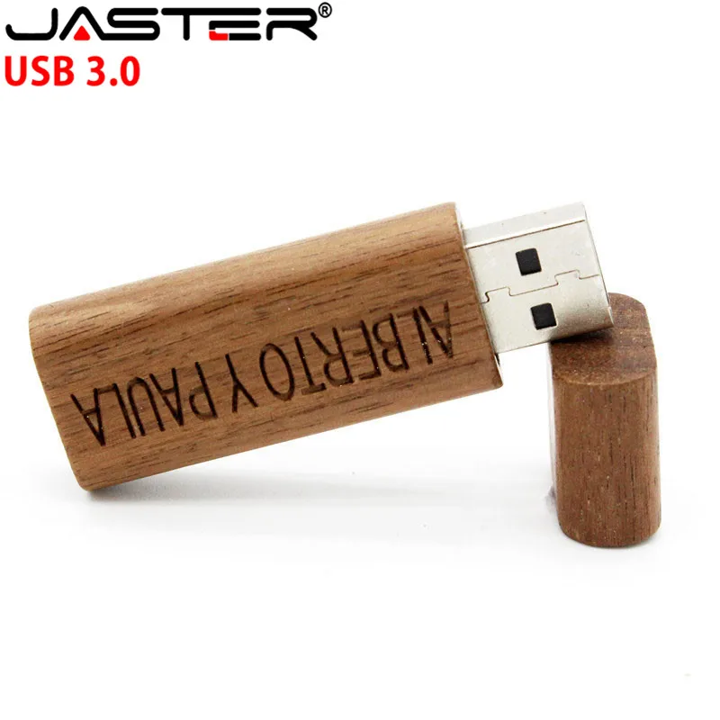 JASTER USB 3,0(10 шт. бесплатный логотип) деревянный клен usb диск usb флэш-накопитель карта памяти, Флеш накопитель pendrive 4 ГБ 8 ГБ 16 ГБ 32 ГБ 64 ГБ