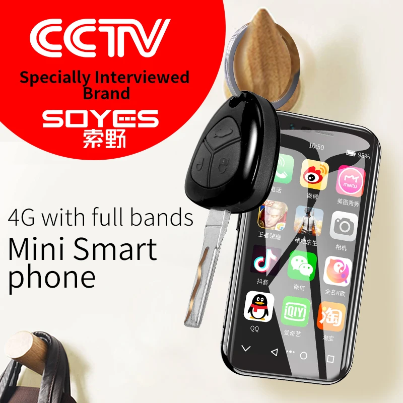 Оригинальный маленький смартфон SOYES XS 2 ГБ + 16 Android 6 0 4G Wifi GPS Google Play Супер Мини