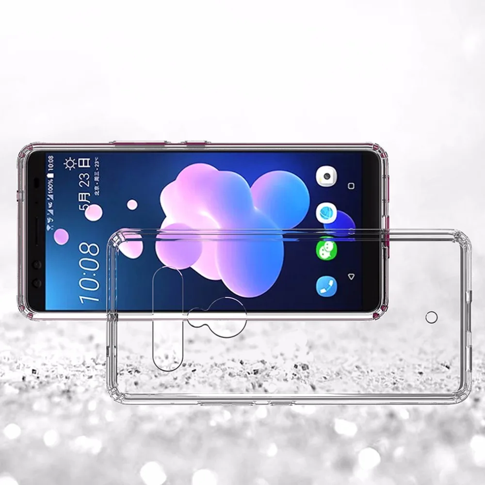 Противоударный чехол для HTC U12 Plus U 12 прозрачный зеркальный 6 0 дюйма | Мобильные