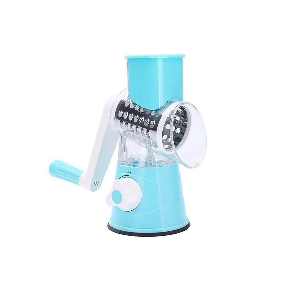 Конески овощерезка круглая мандолина ломтерка для картофеля морковь с 3 лезвиями