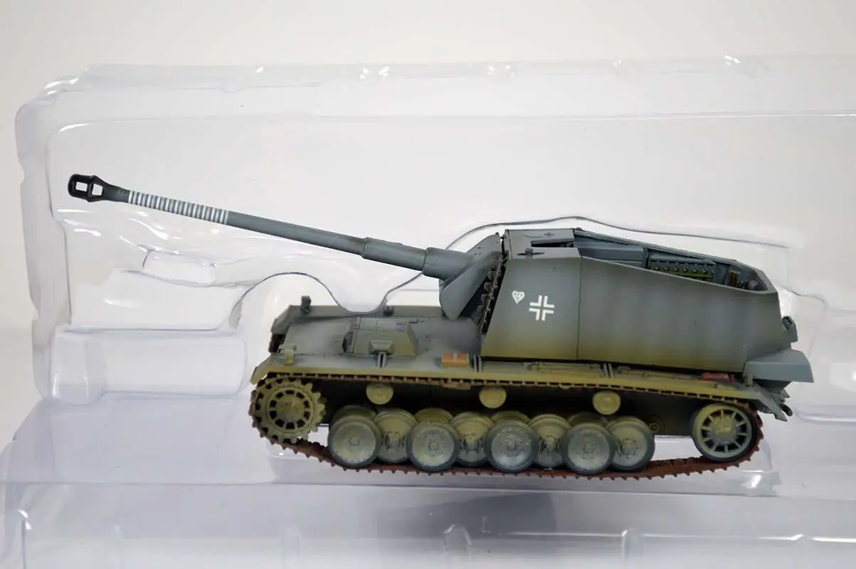 WWII немецкий 12 8 см Selbstfahrlafette Sturer Emil пистолет бак 1: 72 легкая модель| |