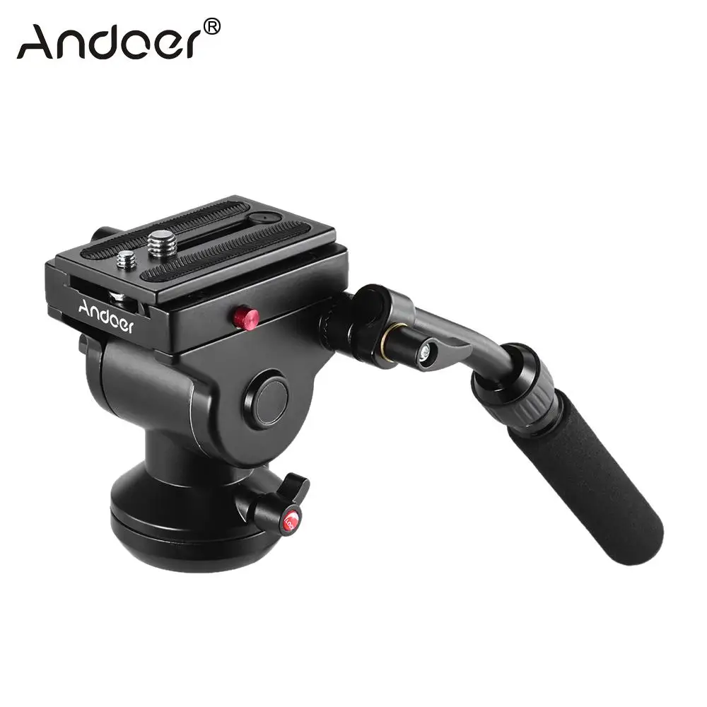 Andoer головка для фотографии штатив видеокамеры гидравлическая панорамная Canon Nikon