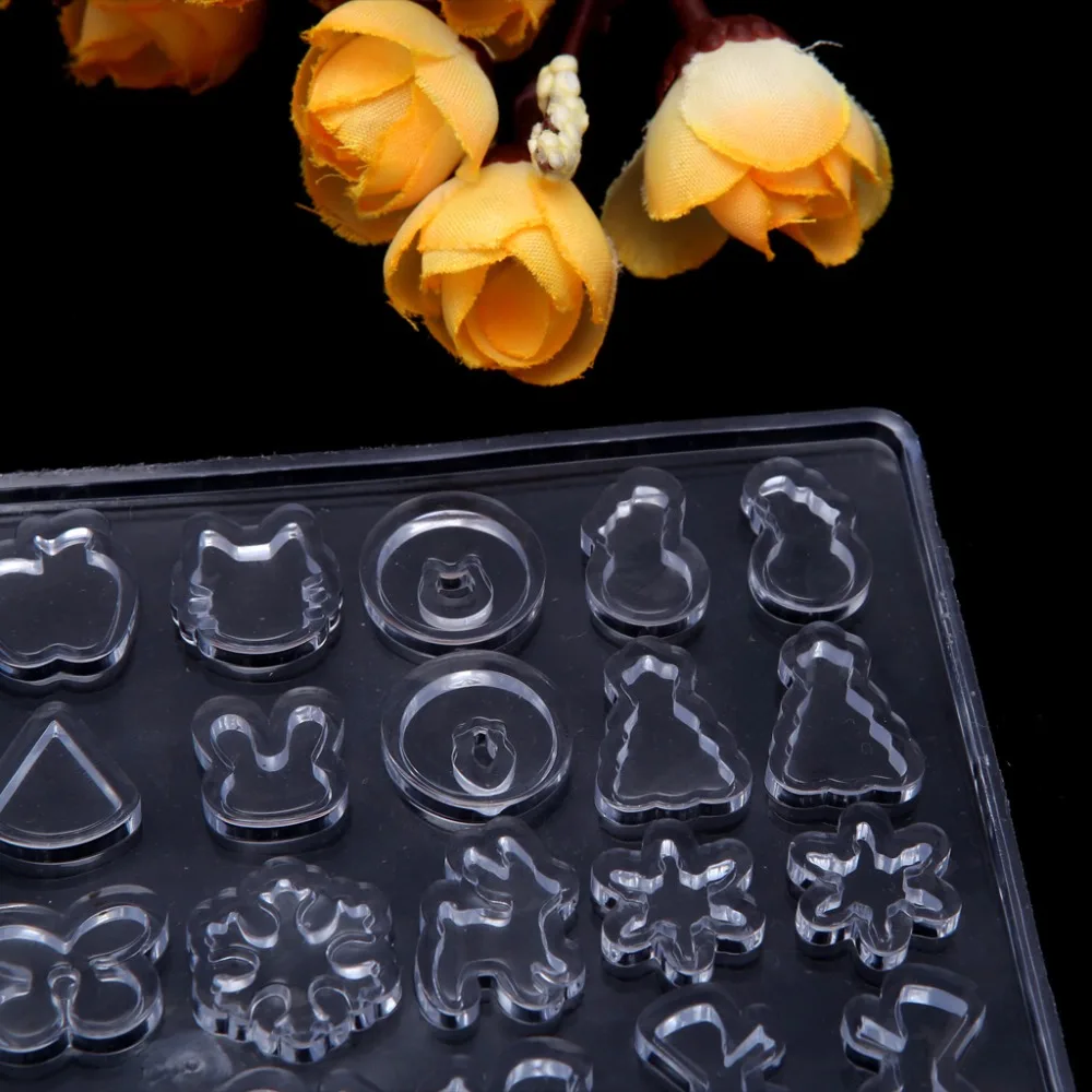 JAVRICK Горячая Новинка прозрачные силиконовые серьги гвоздики для изготовления