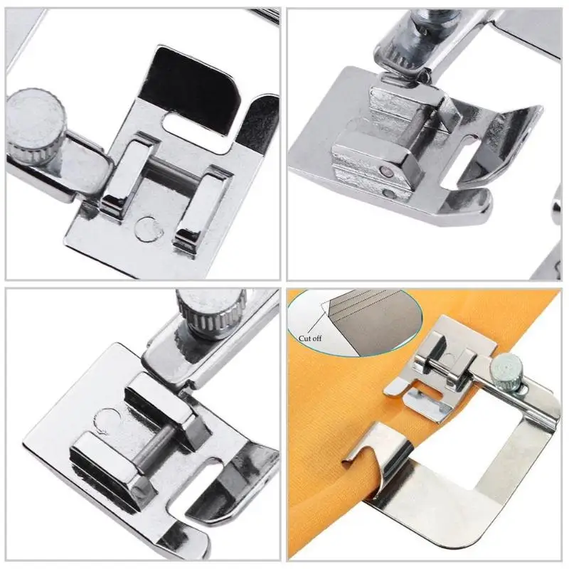 Прижимная лапка в рулоне из нержавеющей стали стеганая направляющая кромка