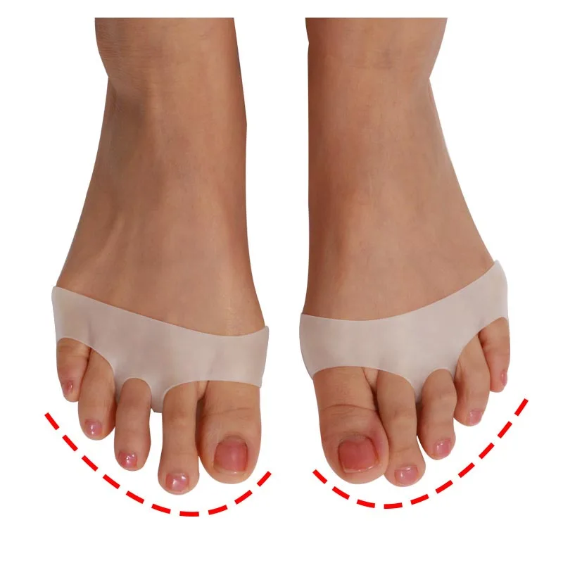 Чанни Сотовая связь Дышащие Мягкие силиконовый гель Toe колодки на высоком