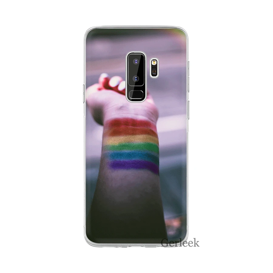Чехол для телефона Desxz Rainbow Samsung Galaxy A5 A6 A7 A8 A9 J3 J5 J7 Защитная крышка | Мобильные