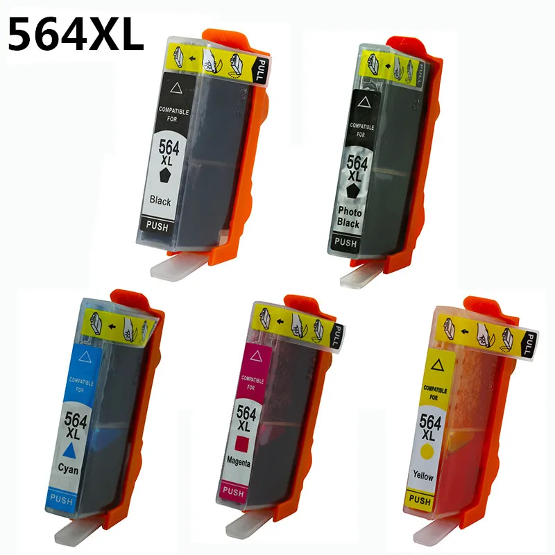 

Картридж для Photosmart 5520, 6520, 7520, 5510, 6510, 7510, 7525, C309A, C410, Officejet 4620, Deskjet 3520, полный, 564XL