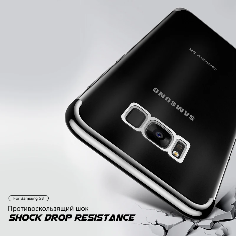 ТПУ чехол для телефона Samsung Galaxy S8 S9 Plus S10E мягкий прозрачный S10 Note 9 8 покрытие