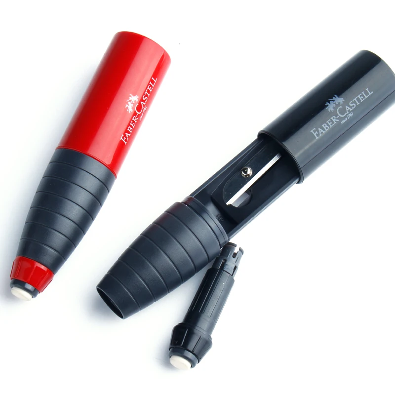 1 шт. Faber Castell CASTELL 184401 вращающийся ластик с одним отверстием Резина и карандаш