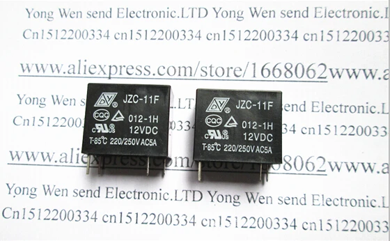 Горячая новинка JZC-11F 012-1H JZC-11F-012-1H 12VDC 12В дунья DIP4 реле | Обустройство дома