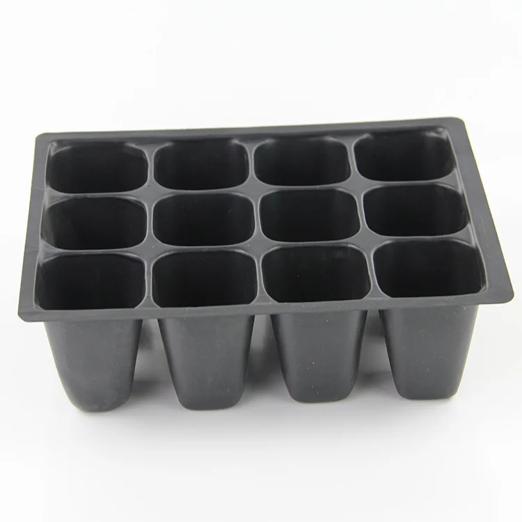 NEW 12 Grid Seedling Tray Sprout Plate Nursery Pots Lids Box for Gardening Bonsai Plants | Дом и сад