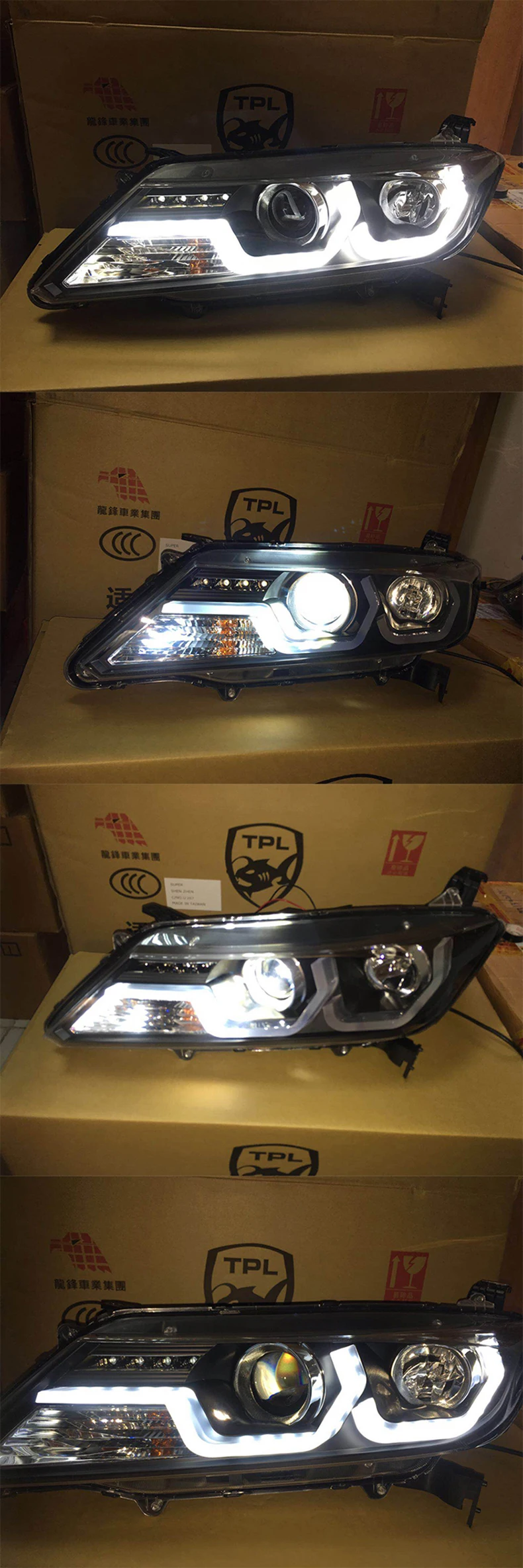 Для Honda City светодиодный головной фонарь Биксеноновая линза для проектора год HID комплект светодиодный фары дневного света ксеноновая лампочка