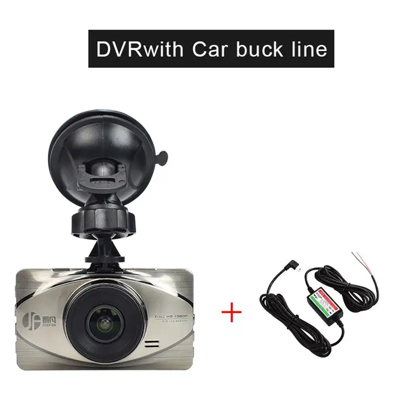JUEFAN A119 DVR Full HD 1080P видеорегистратор Novatek 96655 Автомобильная камера рекордер 3,0 экран 170 градусов 6g объектив WDR ужин ночного видения - Название цвета: add Buck line