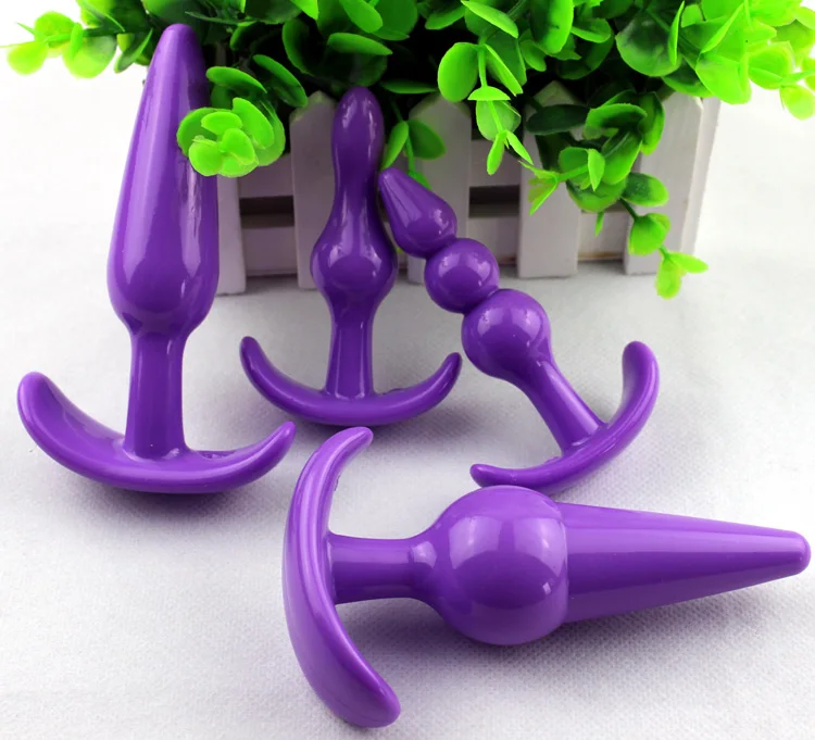 4pcs/set Hot sale Silicone anal plug sex toys butt Beads prostate massage products for men or women | Красота и здоровье