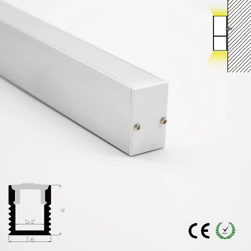 

100cm length opal led aluminum channel surface mounted industrial led profile led strip light holder 10m/Lot DHL Free shipping